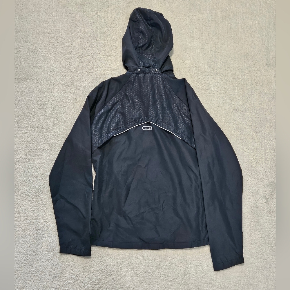 Kalenji Size S Lightweight Windbreaker Jacket Navy Blue Sportswear Hiking - Picture 8 of 10